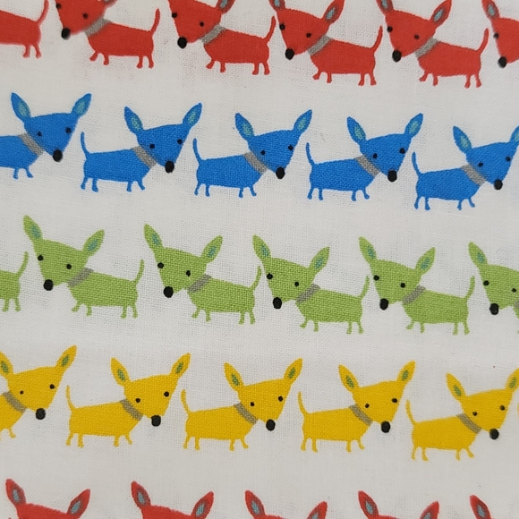 Fat Quarters Puppies Puppy Dogsvand Misc Fabric Cotton Paw Prints - Picture 10 of 11